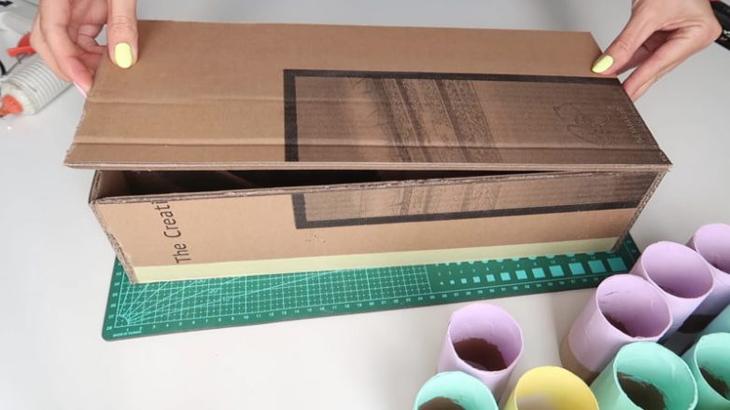 Идея применения картона и втулок