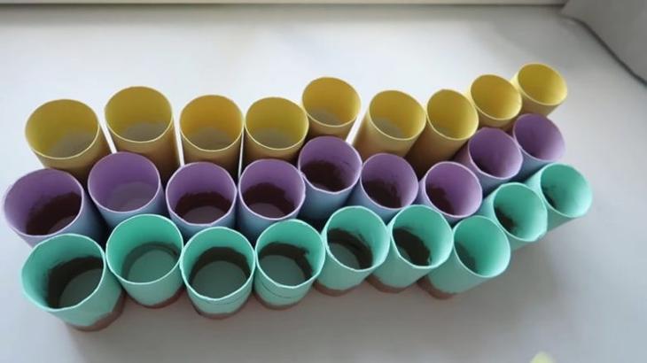 Идея применения картона и втулок