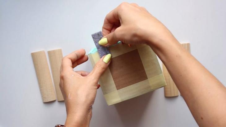 Идея применения картона и втулок