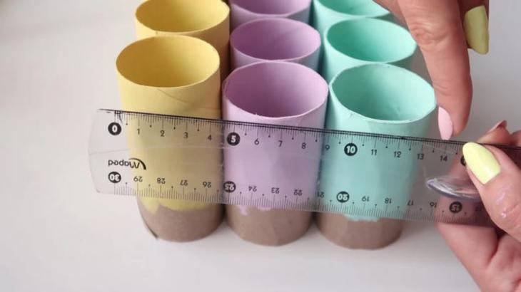 Идея применения картона и втулок