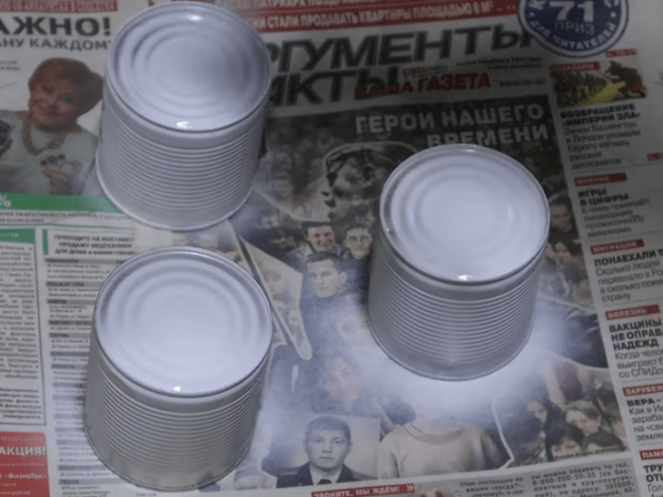 Интересная идея использования жестяных банок