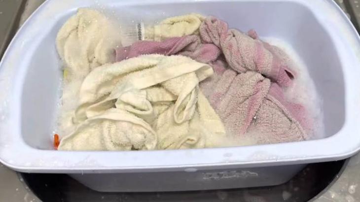 Как отбелить и смягчить махровые полотенца