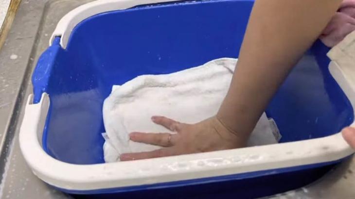 Как отбелить и смягчить махровые полотенца