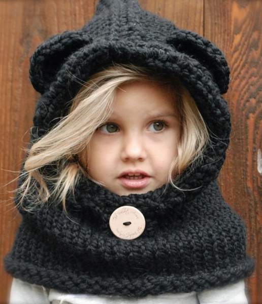 Как связать теплый снуд-капюшон с ушками: подробная инструкция