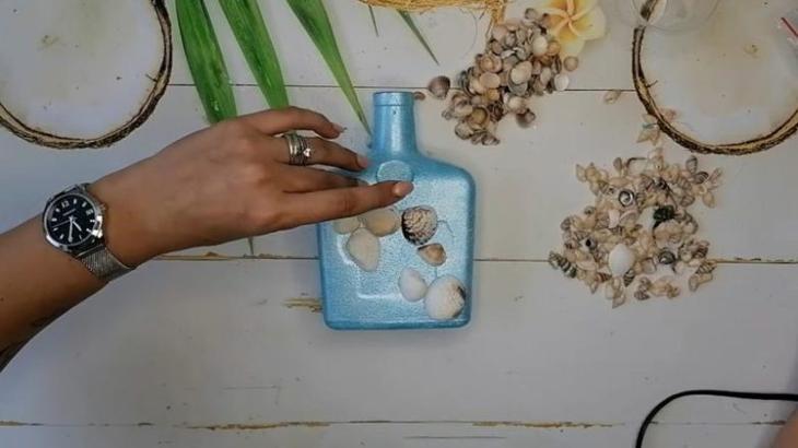 Красивейший декор из обычной бутылки из-под коньяка