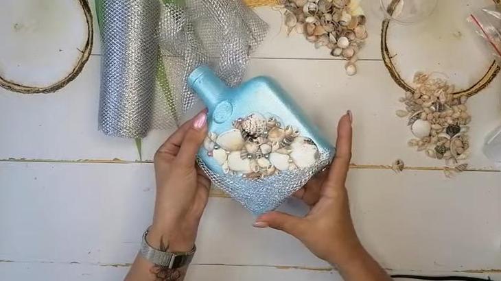 Красивейший декор из обычной бутылки из-под коньяка