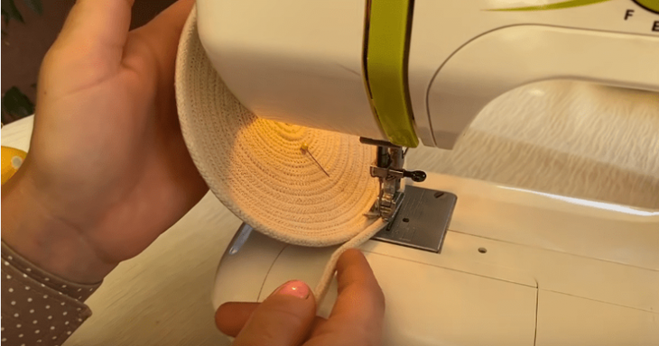 Красивые корзины из бельевой верёвки