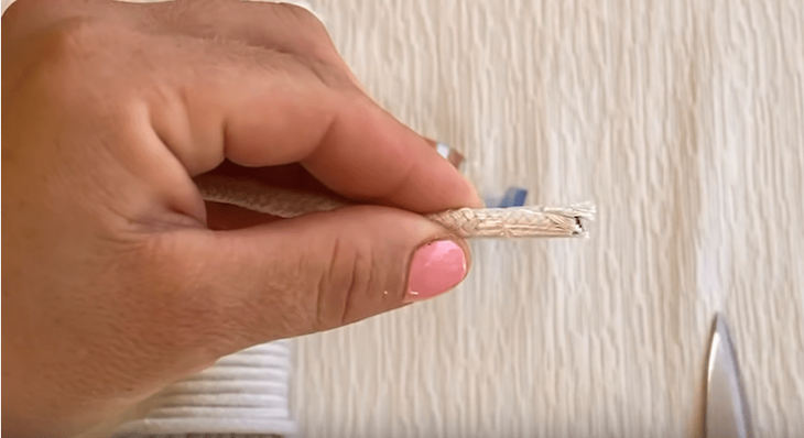 Красивые корзины из бельевой верёвки