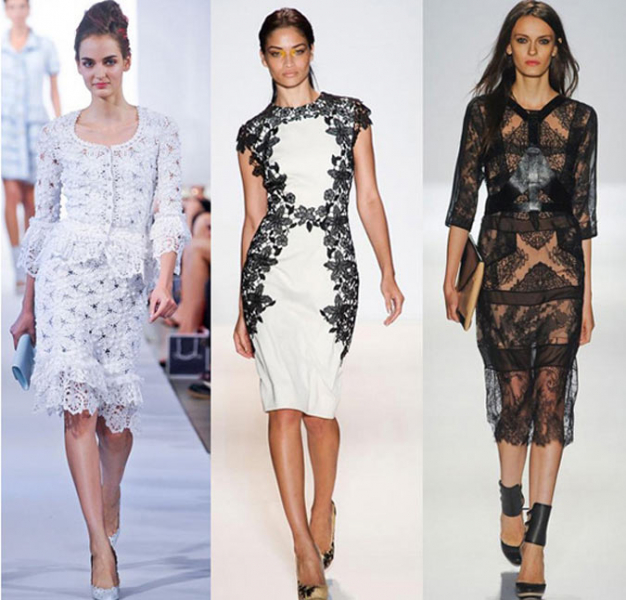 Кружевное настроение: множество идей украшения одежды кружевом