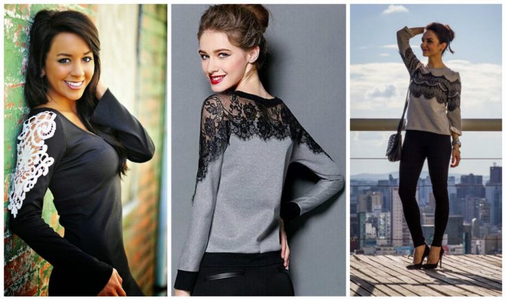 Кружевное настроение: множество идей украшения одежды кружевом