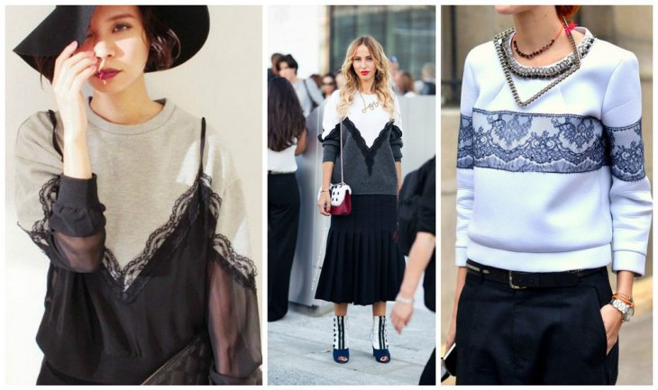 Кружевное настроение: множество идей украшения одежды кружевом