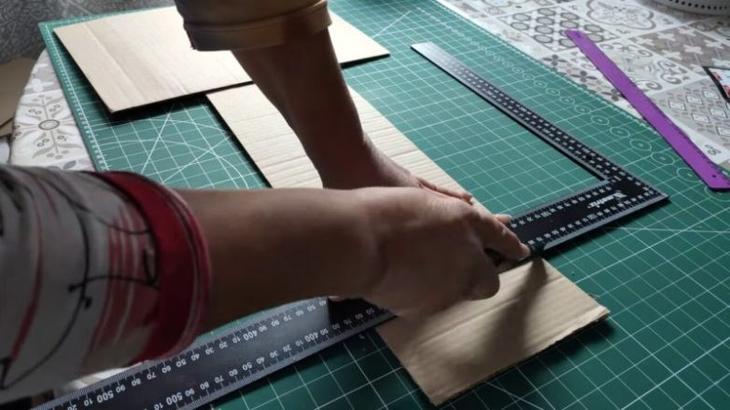 Неординарная идея из картонных коробок