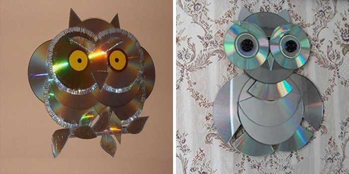 Поделки из дисков: советы и идеи создания роскошных украшений для дома