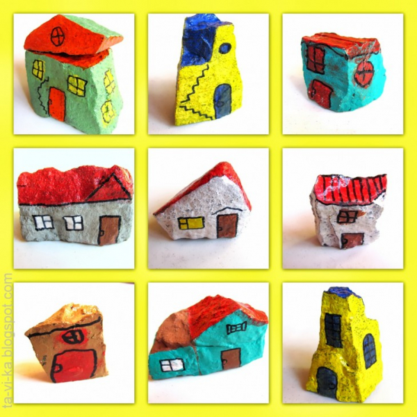 Поделки из камней: роспись, гравировка, каменные скульптуры