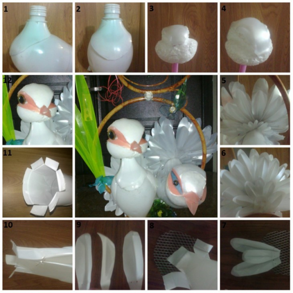 Поделки из пластиковых бутылок: делаем оригинальные украшения своими руками