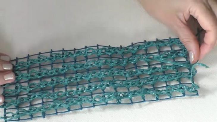 Практичная вещица из садовой сетки