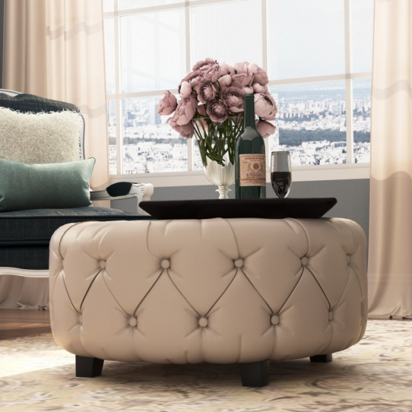 Пуфик своими руками: пошаговая инструкция из фото