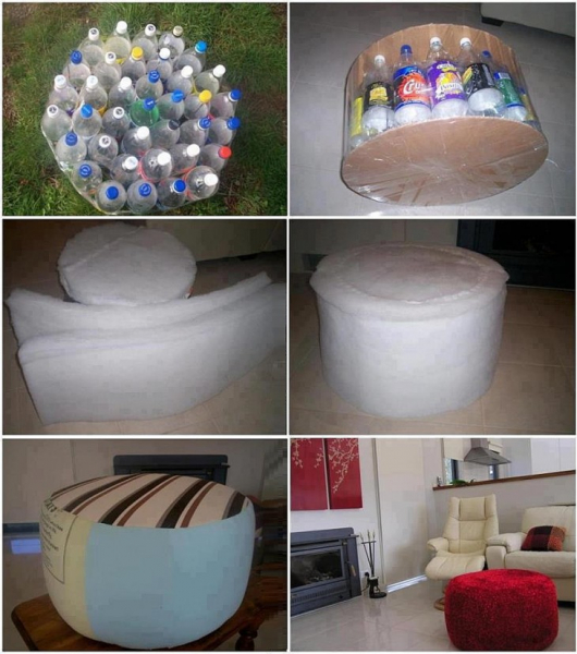 Пуфик своими руками: пошаговая инструкция из фото