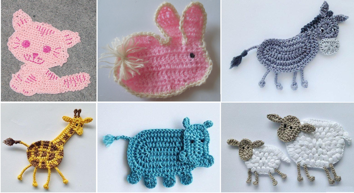 Вязанные аппликации крючком для детской одежды: мастер класс