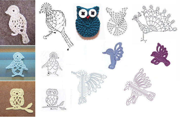 Вязанные аппликации крючком для детской одежды: мастер класс