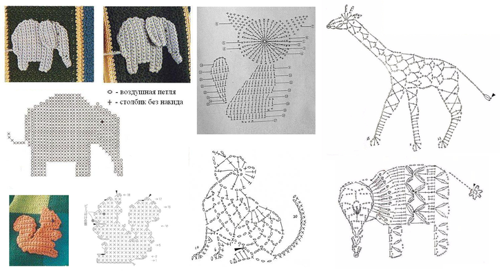 Вязанные аппликации крючком для детской одежды: мастер класс