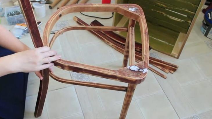 Вторая жизнь старого советского стула