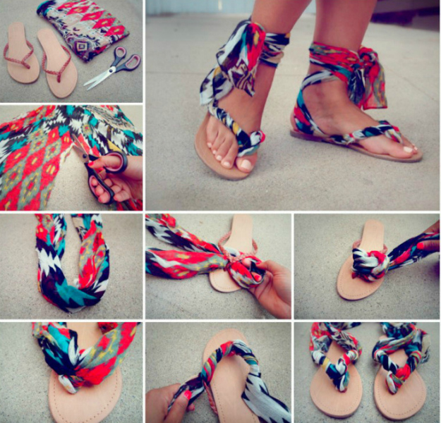 17 способов использования шарфиков и шейных платков по-новому