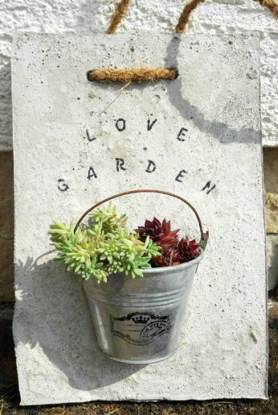 18 отличных идей, как при помощи бетона украсить сад