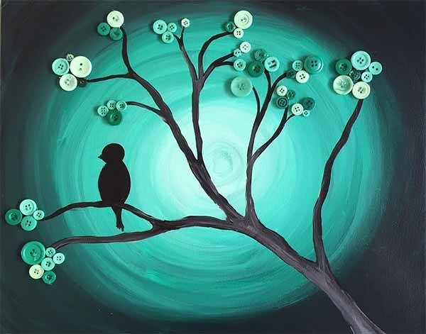 30 необычных идей поделок из пуговиц