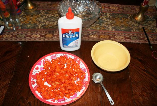 Декор из скорлупы от фисташек