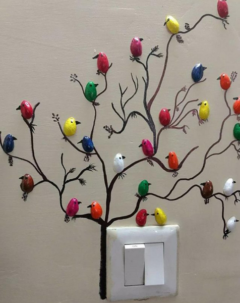 Декор из скорлупы от фисташек