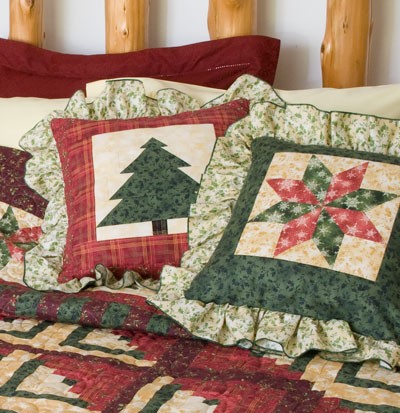 Декоративные новогодние подушки своими руками