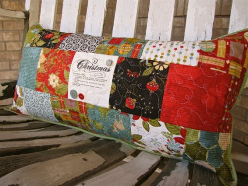 Декоративные новогодние подушки своими руками