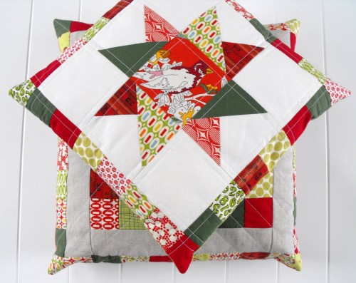 Декоративные новогодние подушки своими руками