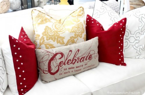 Декоративные новогодние подушки своими руками