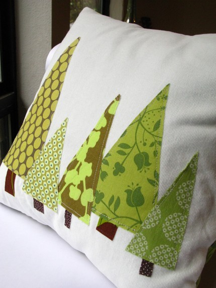 Декоративные новогодние подушки своими руками