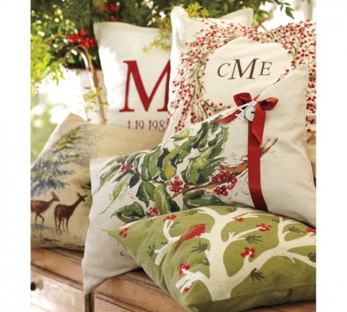Декоративные новогодние подушки своими руками