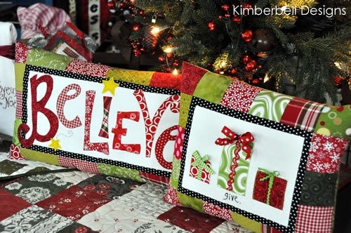 Декоративные новогодние подушки своими руками