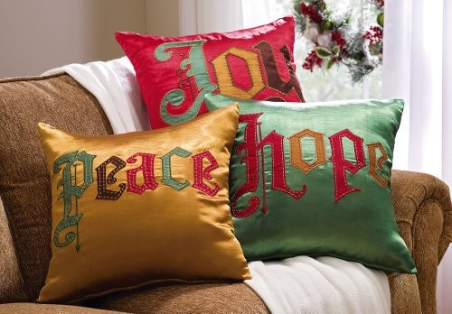 Декоративные новогодние подушки своими руками