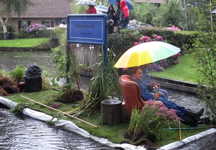 Голландская Венеция - деревушка, в которой нет ни дорог, ни машин