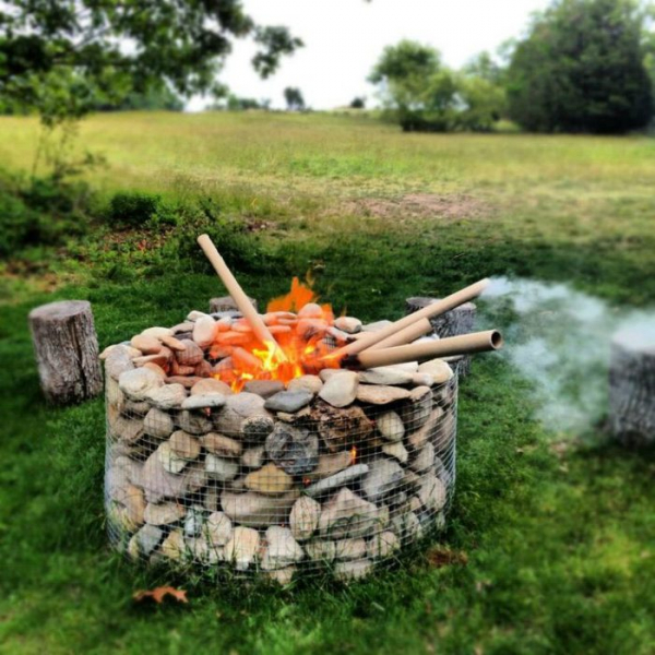 Идеи использования габионов для оформления загородного участка