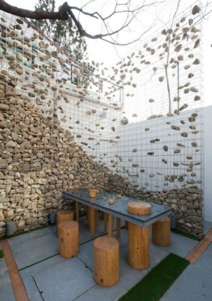 Идеи использования габионов для оформления загородного участка