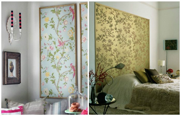 Идеи использования остатков обоев