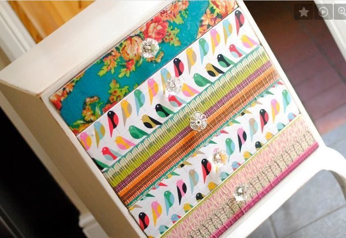 Идеи использования остатков обоев