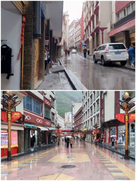 Как живется в самом узком городе мира, спрятавшемся в глубине Тибета