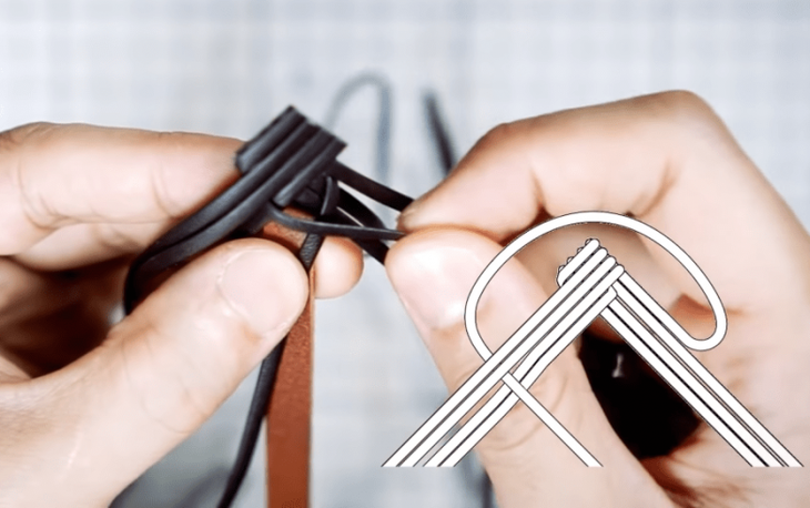 Кожаный браслет своими руками