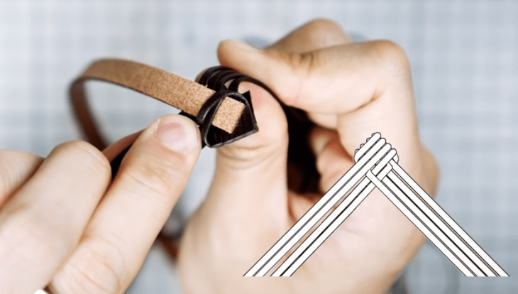 Кожаный браслет своими руками