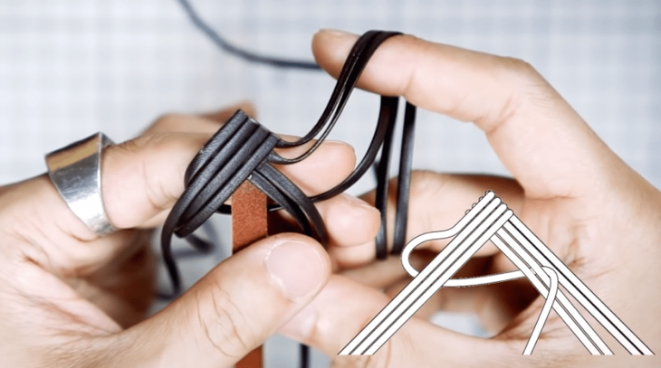 Кожаный браслет своими руками