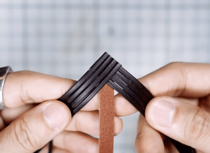 Кожаный браслет своими руками