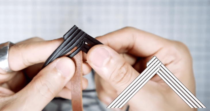 Кожаный браслет своими руками